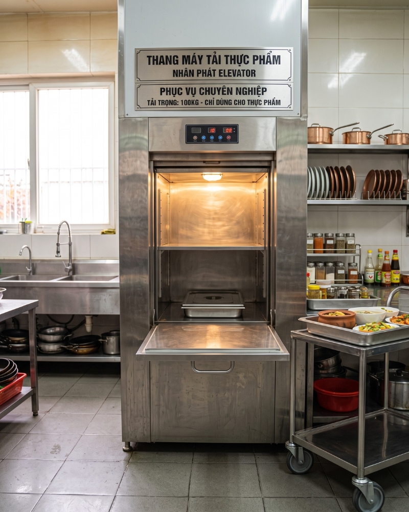 Thang máy tải thực phẩm 1