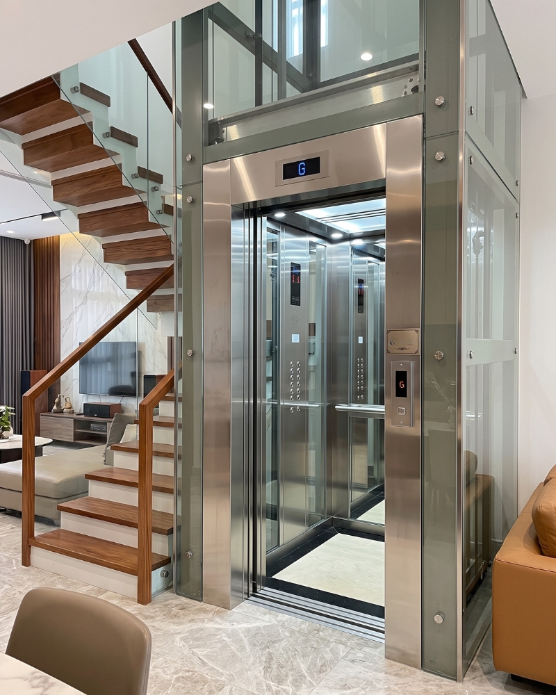 Thang máy home lift