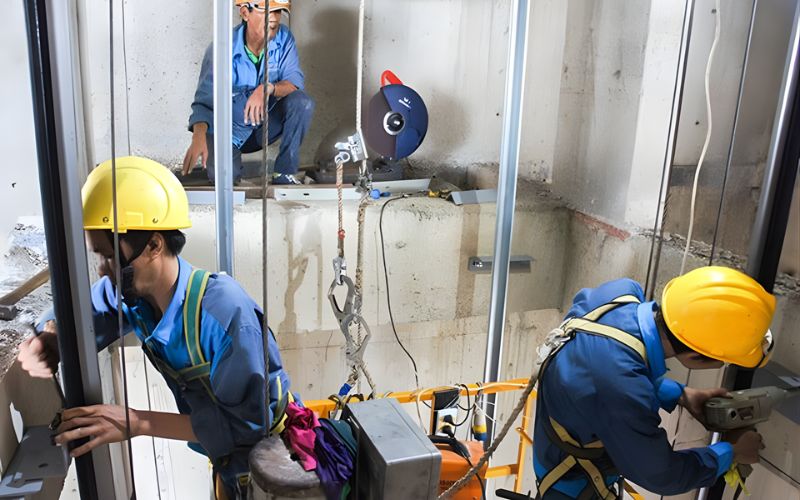 Quy trình lắp đặt thang máy đúng chuẩn tại Thang Máy Nhân Phát