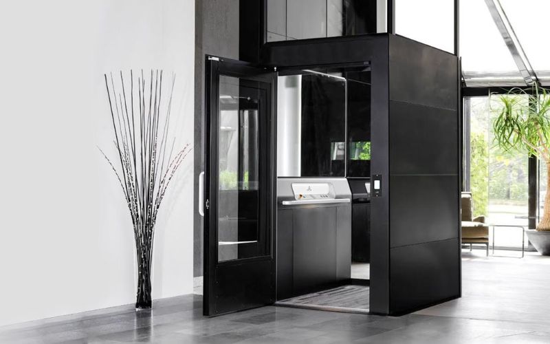 Thang máy sử dụng trục vít